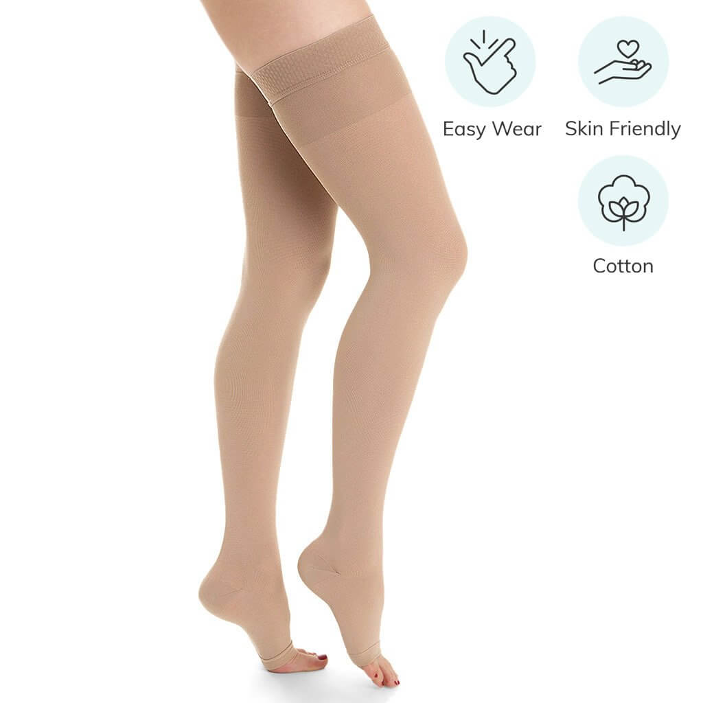Compression stockings for varicose veins